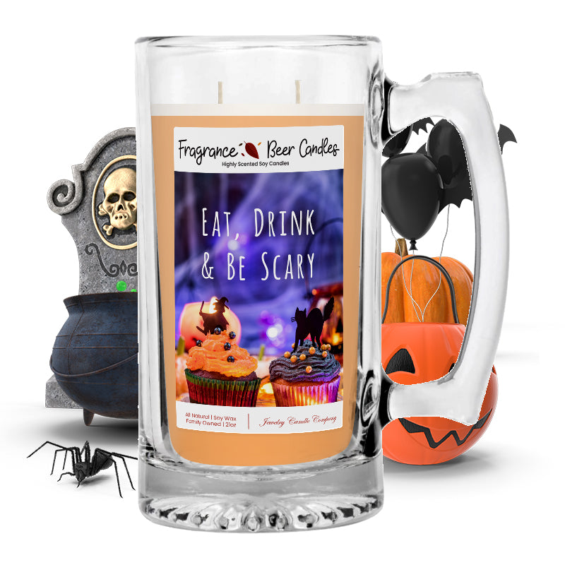Eat, Drink & Be scary Fragrance Beer Candle