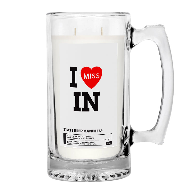 I miss IN State Beer Candles