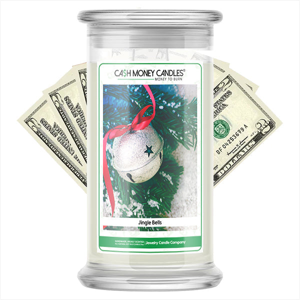 Jingle Bells Cash Money Candles