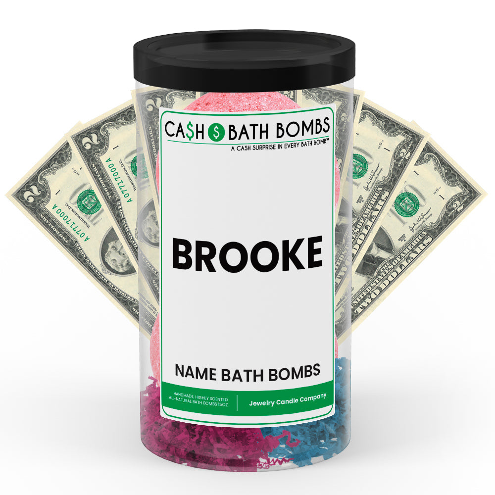 BROOKE Name Cash Bath Bomb Tube