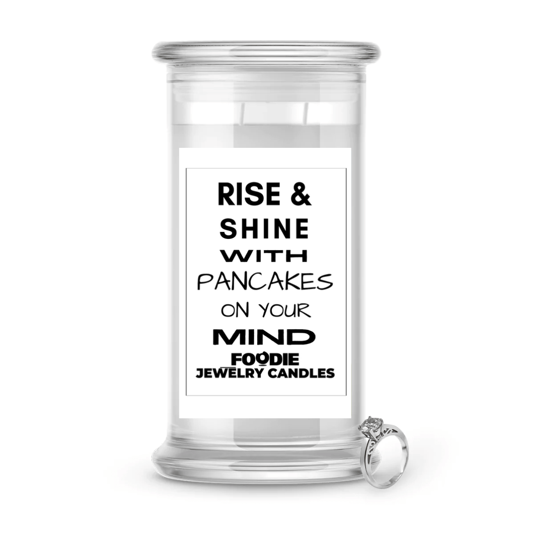 Rise & shine with pancakes on your mind  | Foodie Jewelry Candles