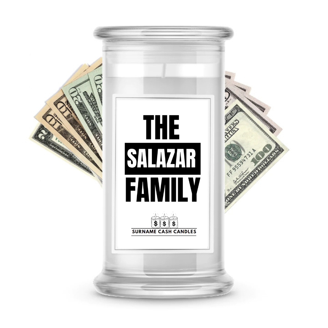 The Salazar Family | Surname Cash Candles