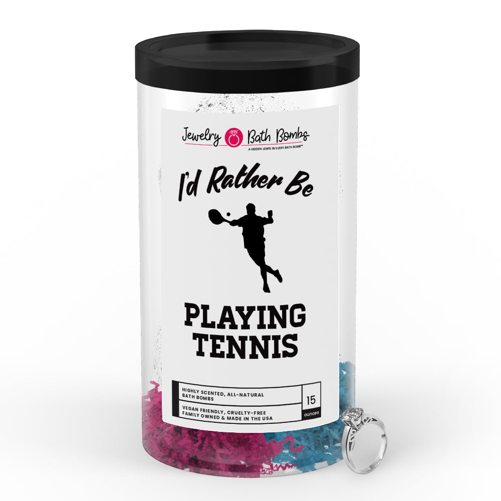 I'd rather be Playing Tennis Jewelry Bath Bombs