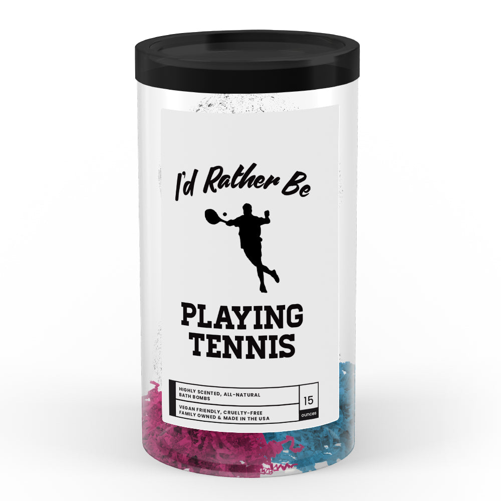 I'd rather be Playing Tennis Bath Bombs