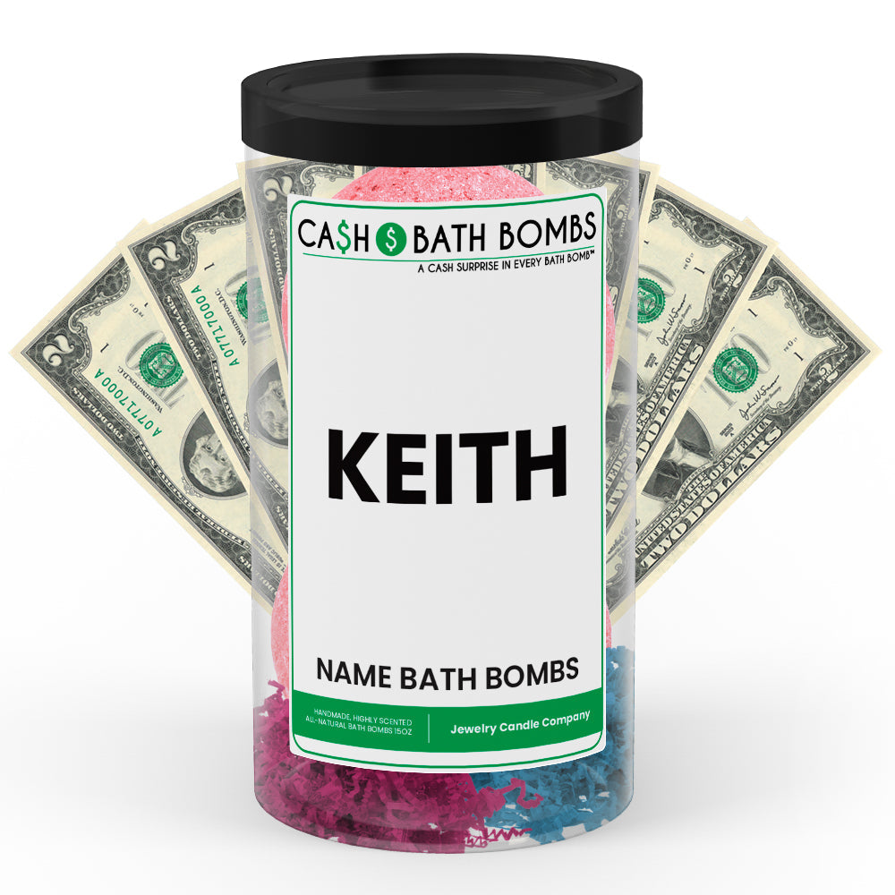 KEITH Name Cash Bath Bomb Tube