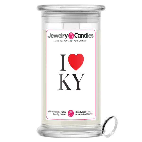 I Love KY Jewelry State Candles