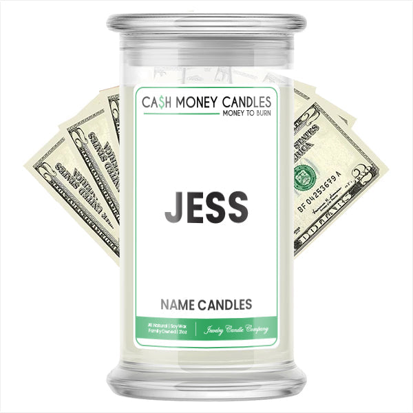 JESS Name Cash Candles