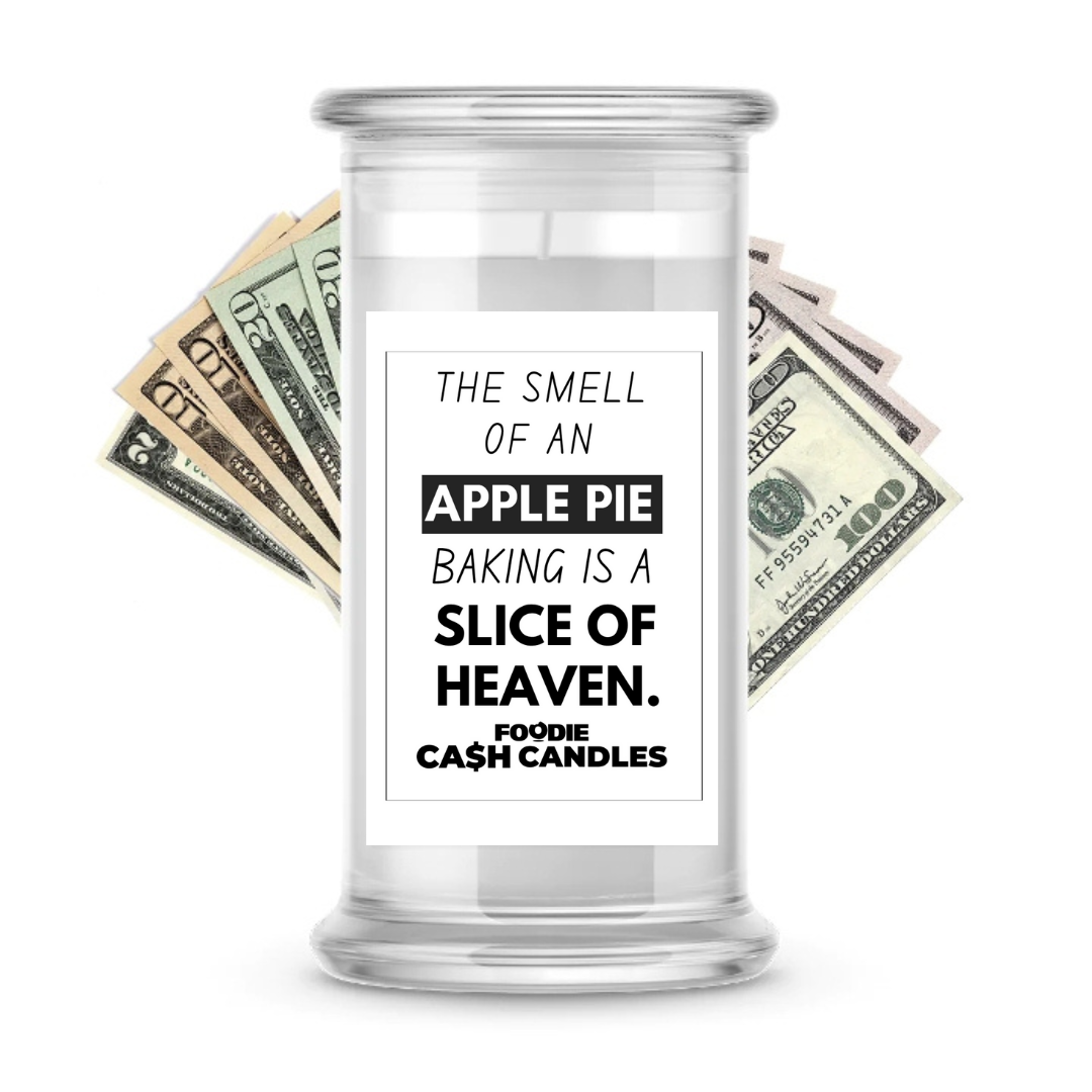 The Smell of an apple pie baking is a slice of heaven | Foodie Cash Candles