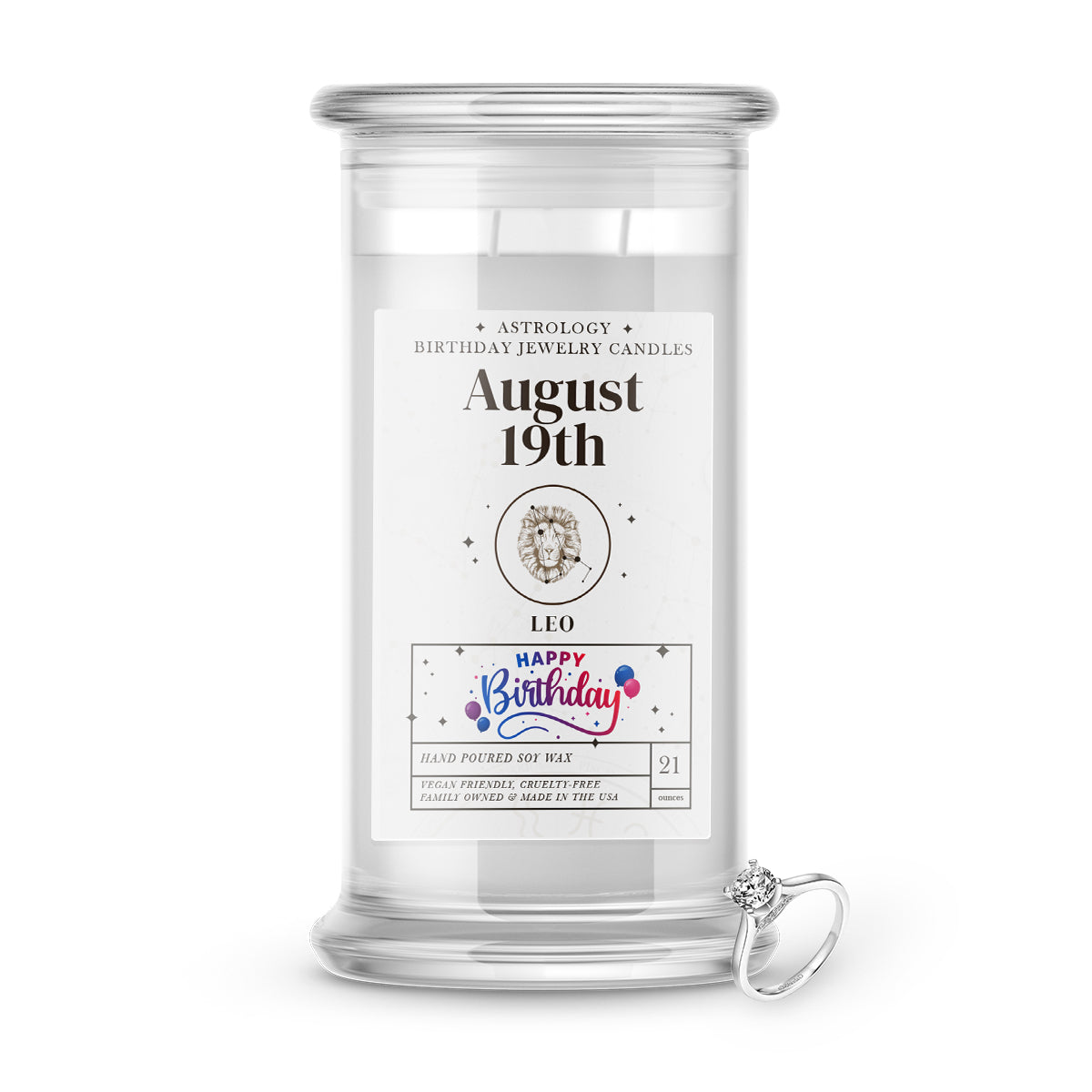 LEO | ASTROLOGY BIRTHDAY JEWELRY CANDLES