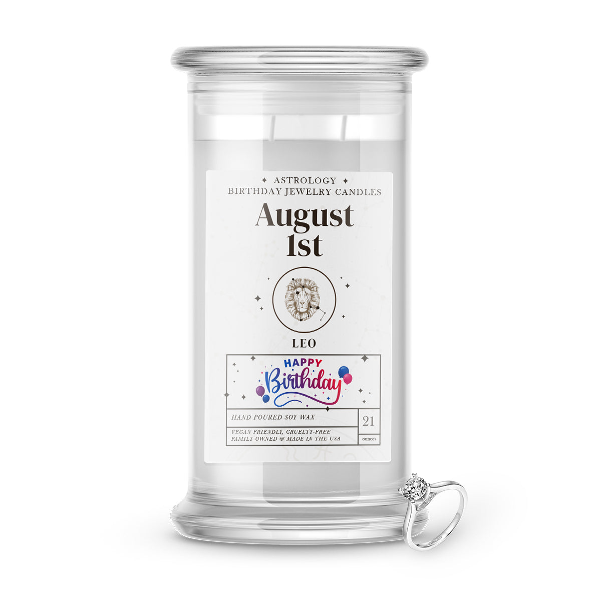 LEO | ASTROLOGY BIRTHDAY JEWELRY CANDLES
