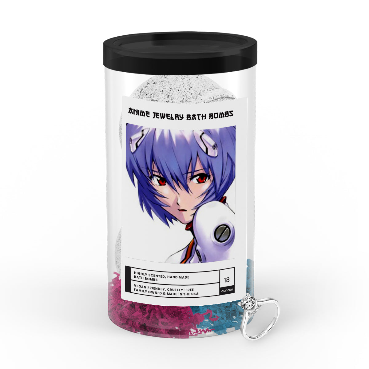 Ayanami, Rei (綾波 レイ) | Anime Jewelry Bath Bombs