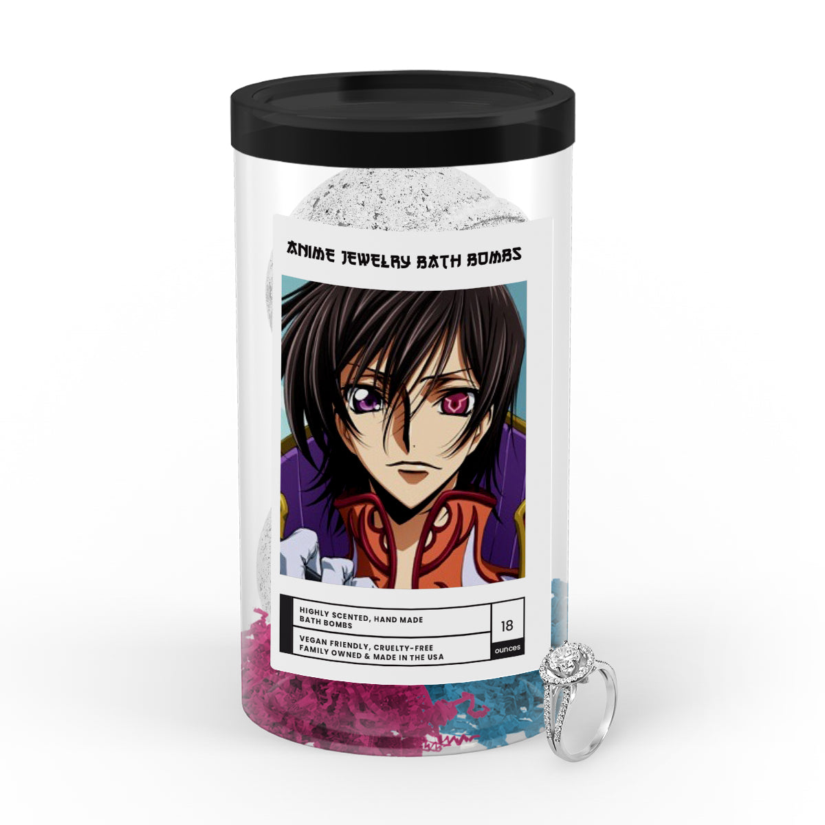 Lamperouge, Lelouch (ルルーシュ・ランペルージ)  | Jewelry Anime Bath Bombs