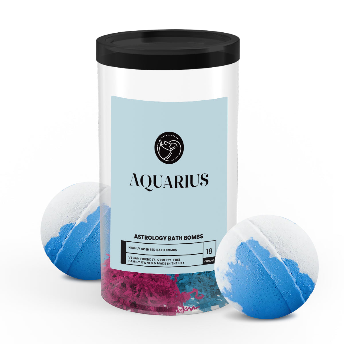 Aquarius Astrology Bath Bombs