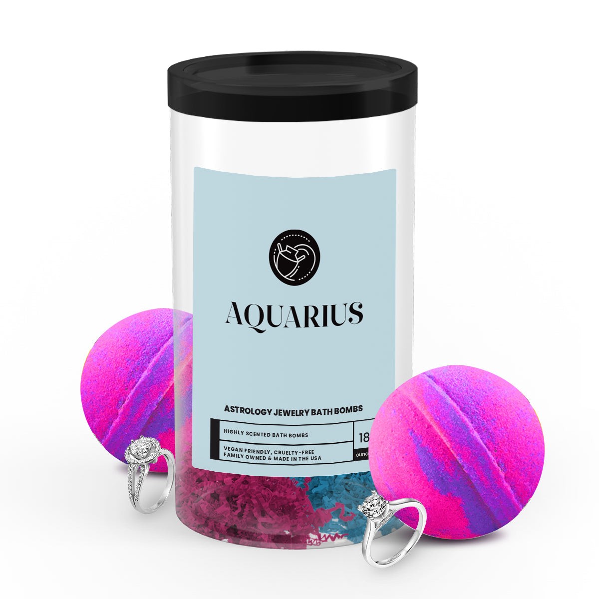 Aquarius Astrology Jewelry Bath Bombs