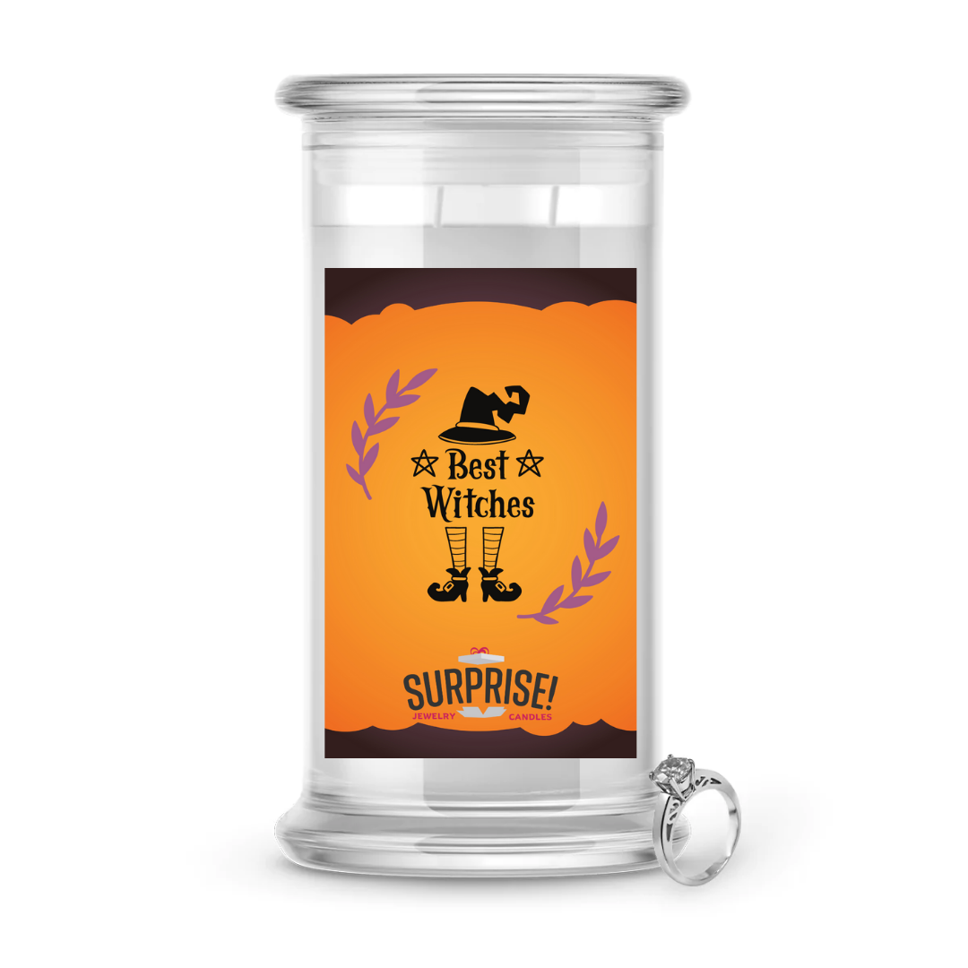 BEST WITCHES HALLOWEEN JEWELRY CANDLE