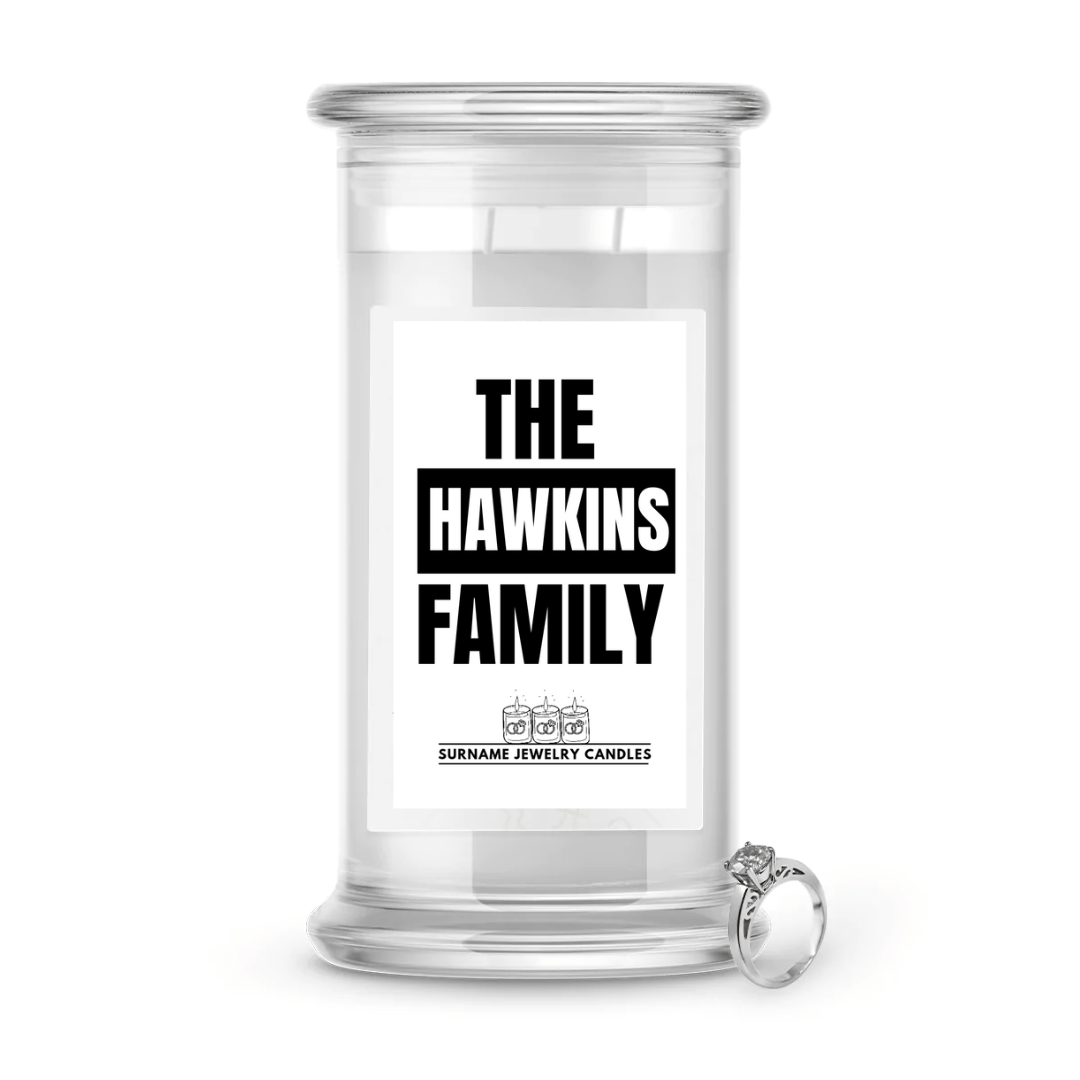 The Hawkins Family | Surname Jewelry Candles