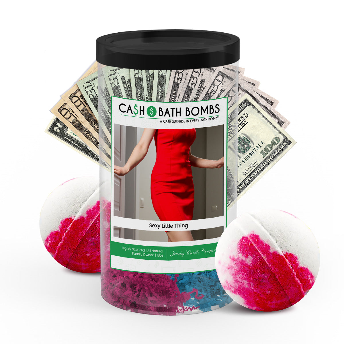 Sexy Little Thing Cash Bath Bomb Tube Bundle (2-PACK)