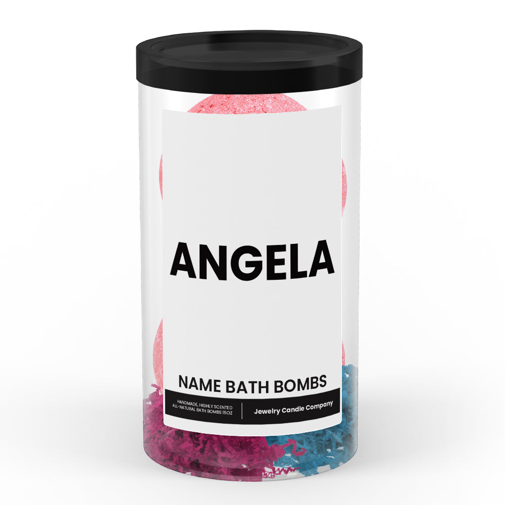 ANGELA Name Bath Bomb Tube