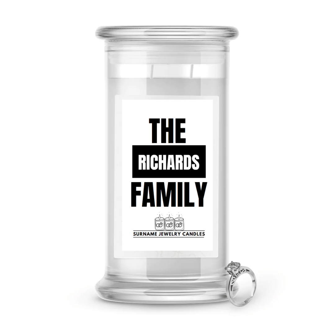 The Richards Family | Surname Jewelry Candles