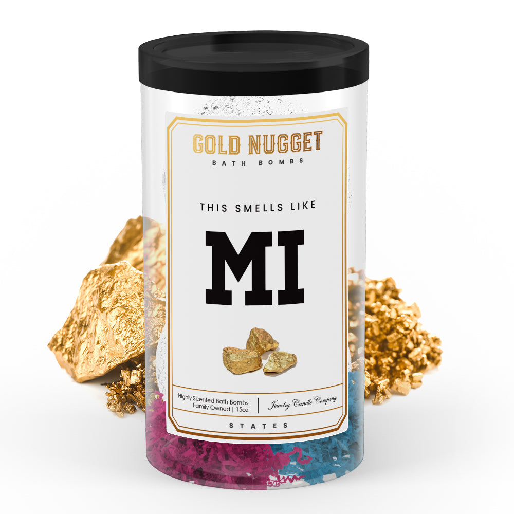 This Smells Like MI State Gold Nugget Bath Bombs
