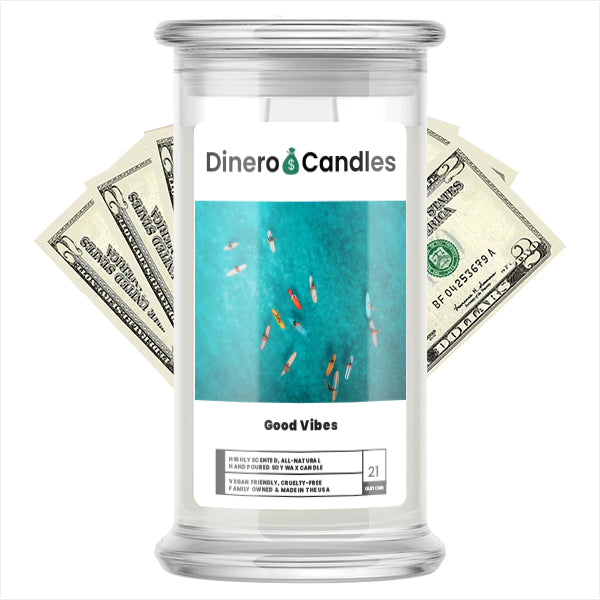 Good Vibes - Dinero Candles