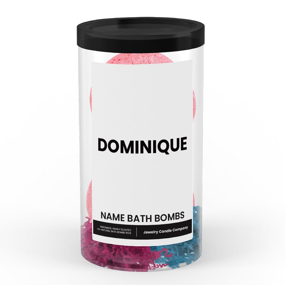 DOMINIQUE Name Bath Bomb Tube