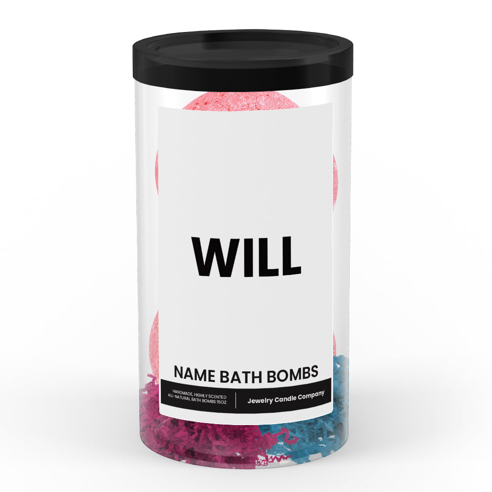 WILL Name Bath Bomb Tube