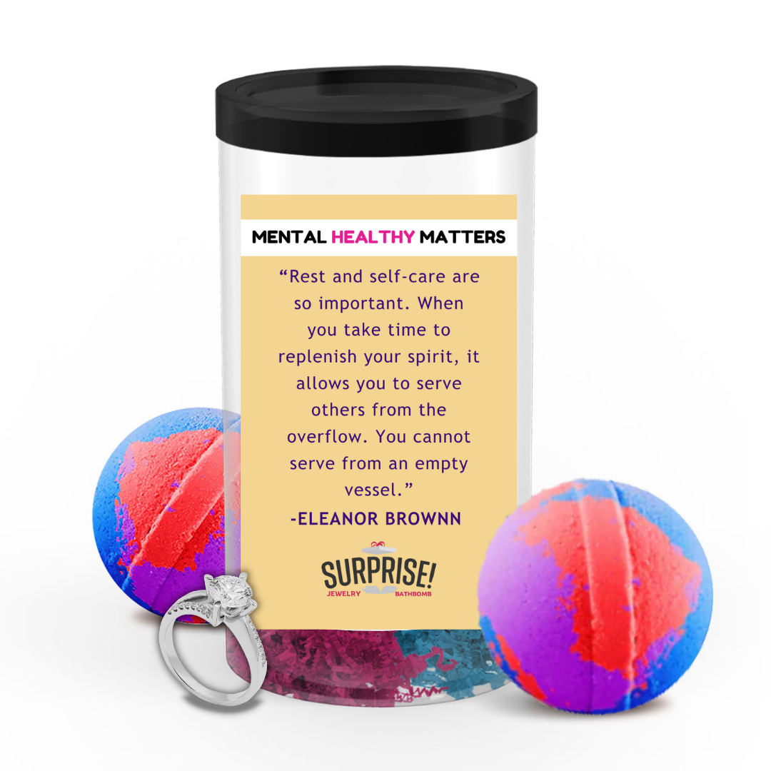 REST AND SELF CARE ARE SO IMPORTANT. WHEN YOU TAKE TIME TO REPLENISH YOUR SPIRI, IT ALLOWS YOU TO SERVE OTHERS FROM THE OVERFLOW. YOU CAN NOT  SERVE FROM EMPTY VESSEL.   | MENTAL HEALTH JEWELRY BATH BOMBS