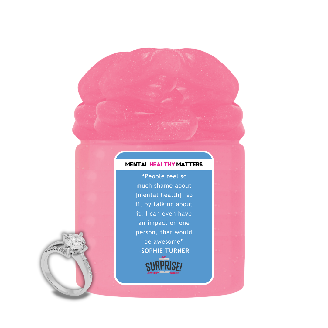 PEOPEL FEEL SO MACH SHAME ABOUT MENTAL HEALTH,  SO IF, BY TALKING ABOUT IT, I CAN EVEN HAVE IMPACT ON ONE PERSON, THAT WOULD BE AWESOME| MENTAL HEALTH JEWELRY SLIMES