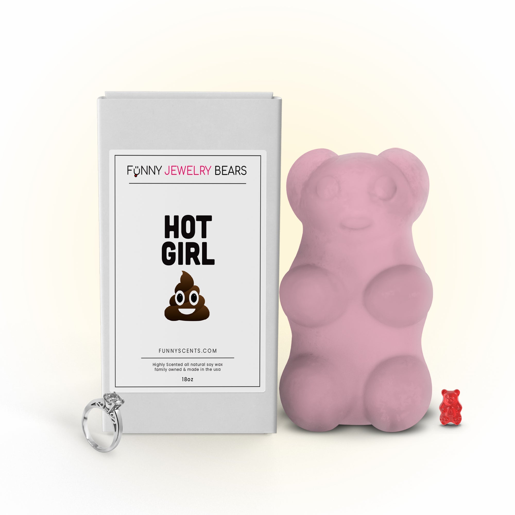 Hot Girl Shit Funny Jewelry Bear Wax Melts