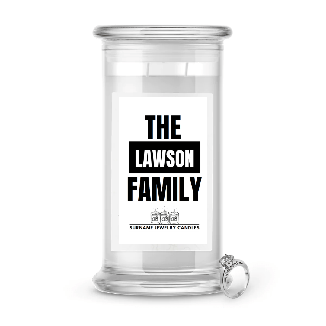 The Lawson Family | Surname Jewelry Candles