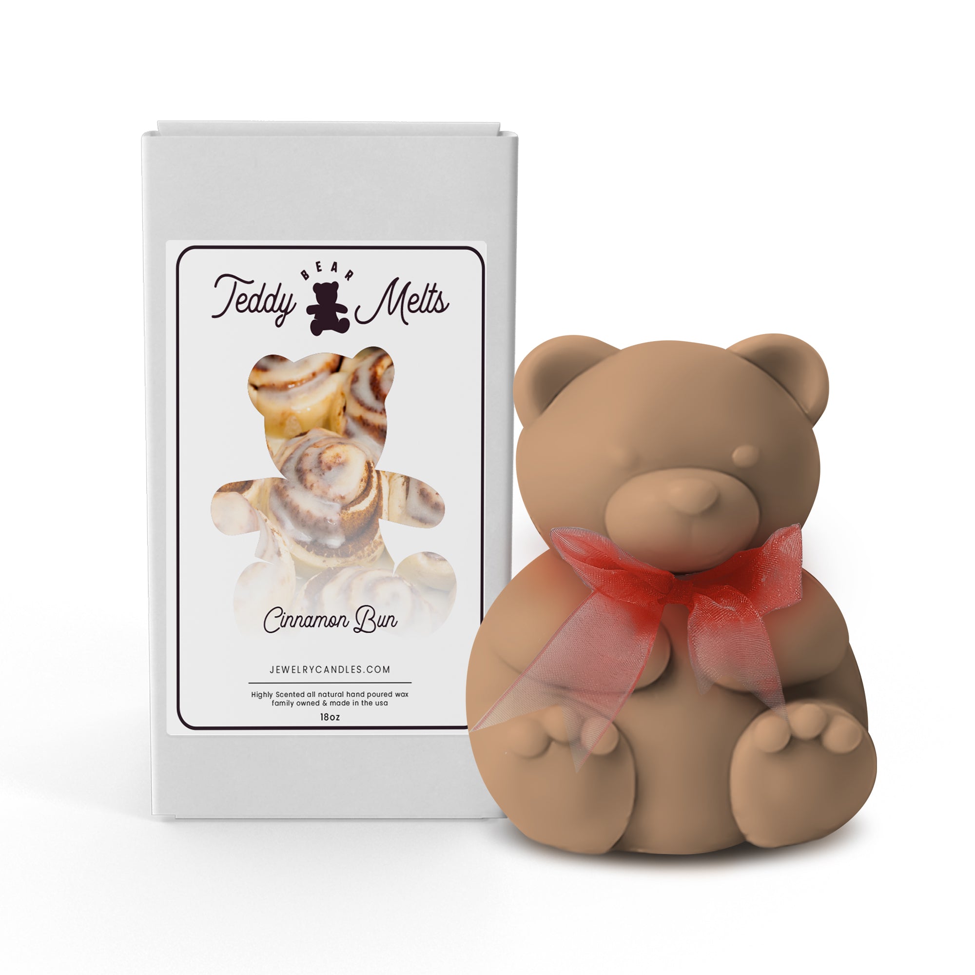 Cinnamon Bun GIANT Teddy Bear Wax Melts