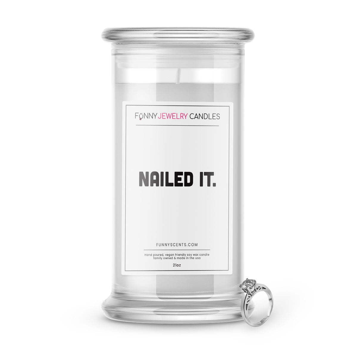 Nailed it. Jewelry Funny Candles
