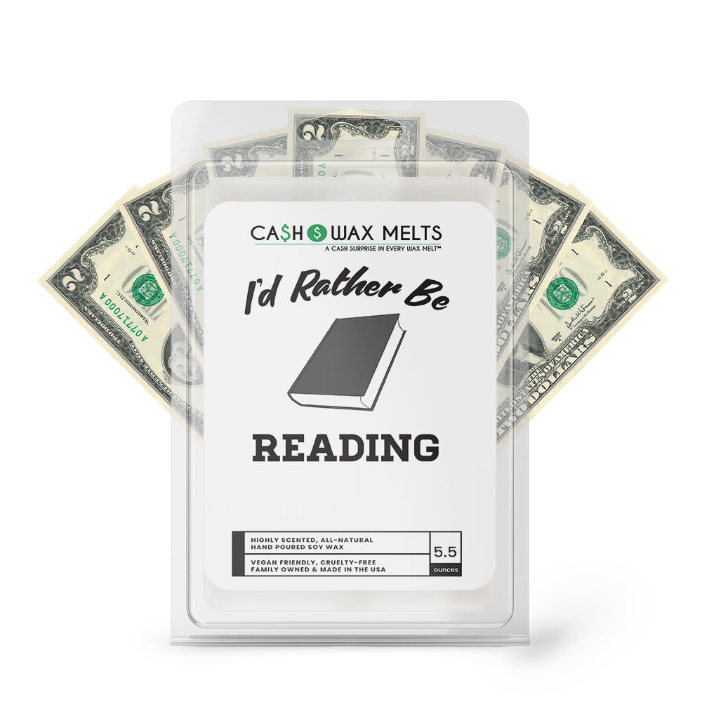 I'd rather be Reading Cash Wax Melts