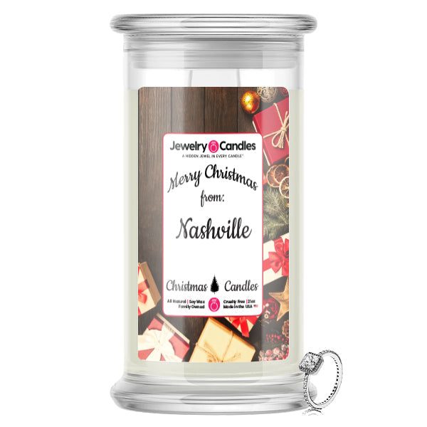 Merry Christmas From NASHVILLE  Jewelry Candles