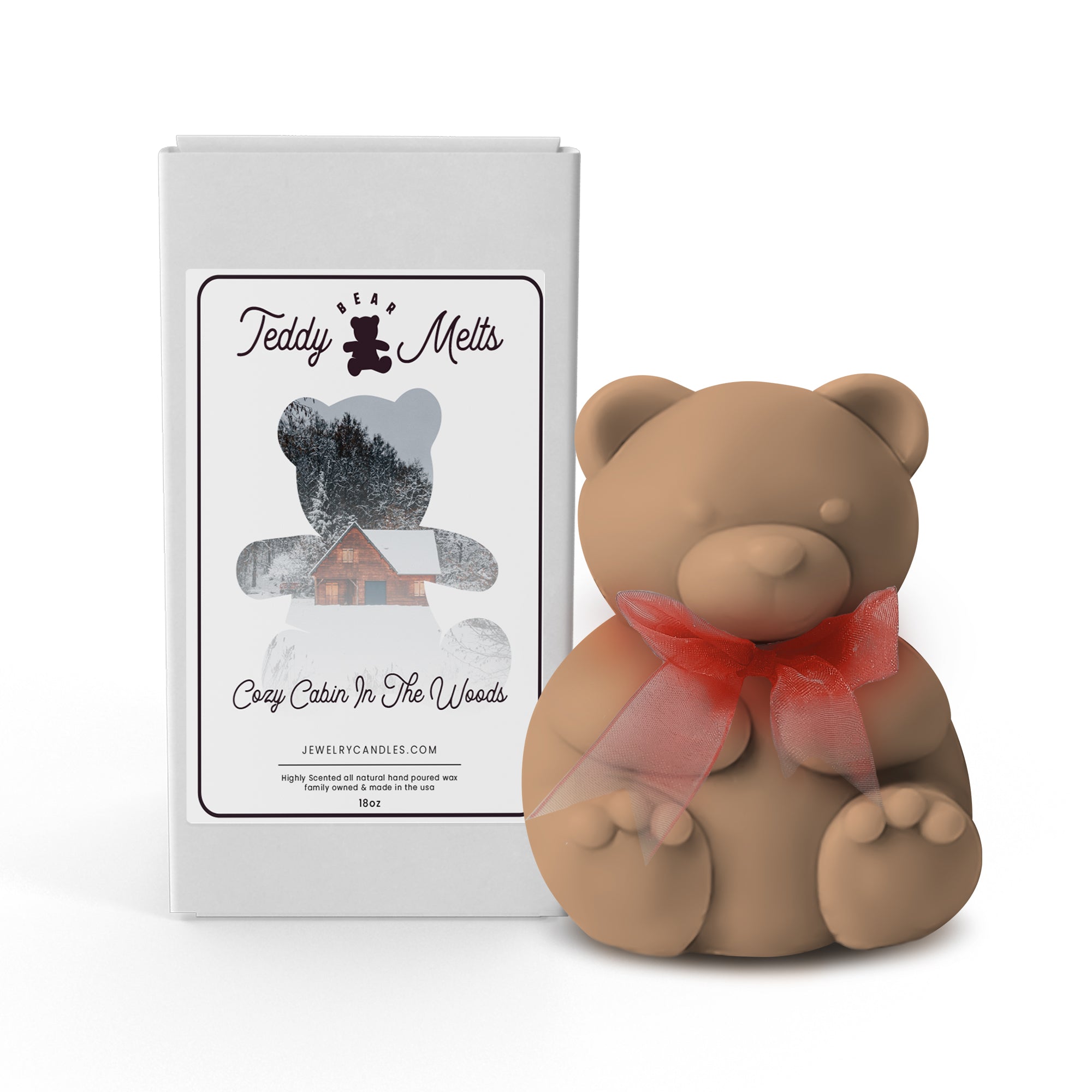 Cozy Cabin In The Woods GIANT Teddy Bear Wax Melts