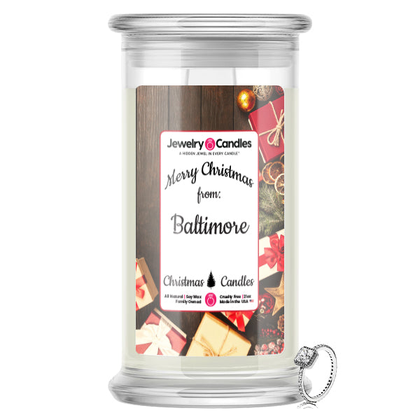 Merry Christmas From BALTIMORE Jewelry Candles