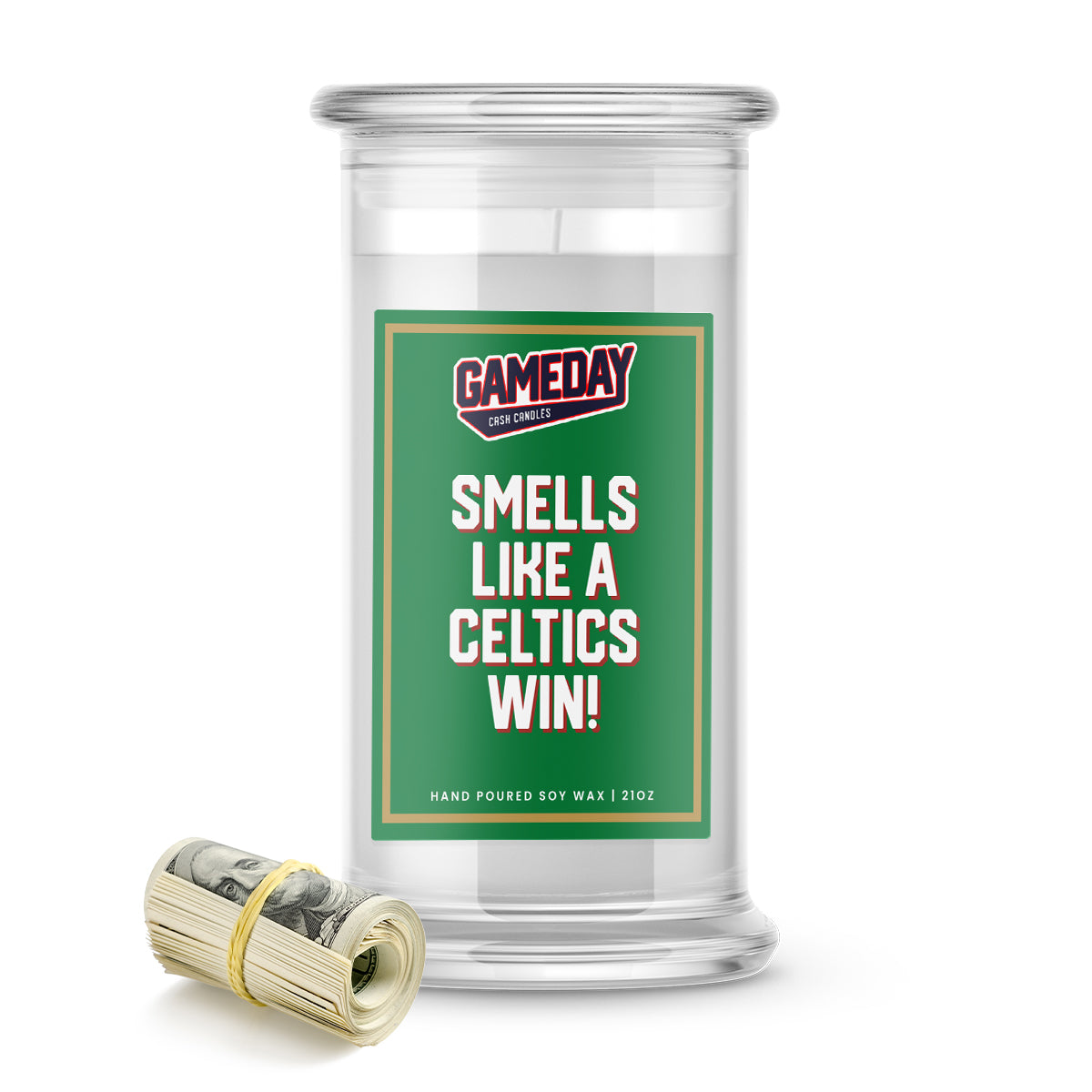 Boston Celtics Game Day Cash Candles