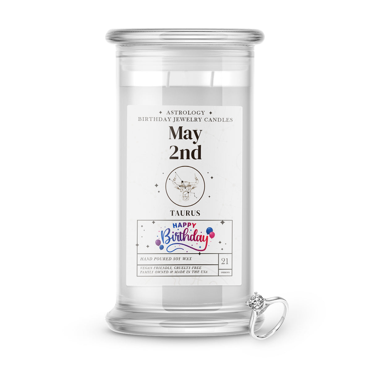 TAURUS  | ASTROLOGY BIRTHDAY JEWELRY CANDLES