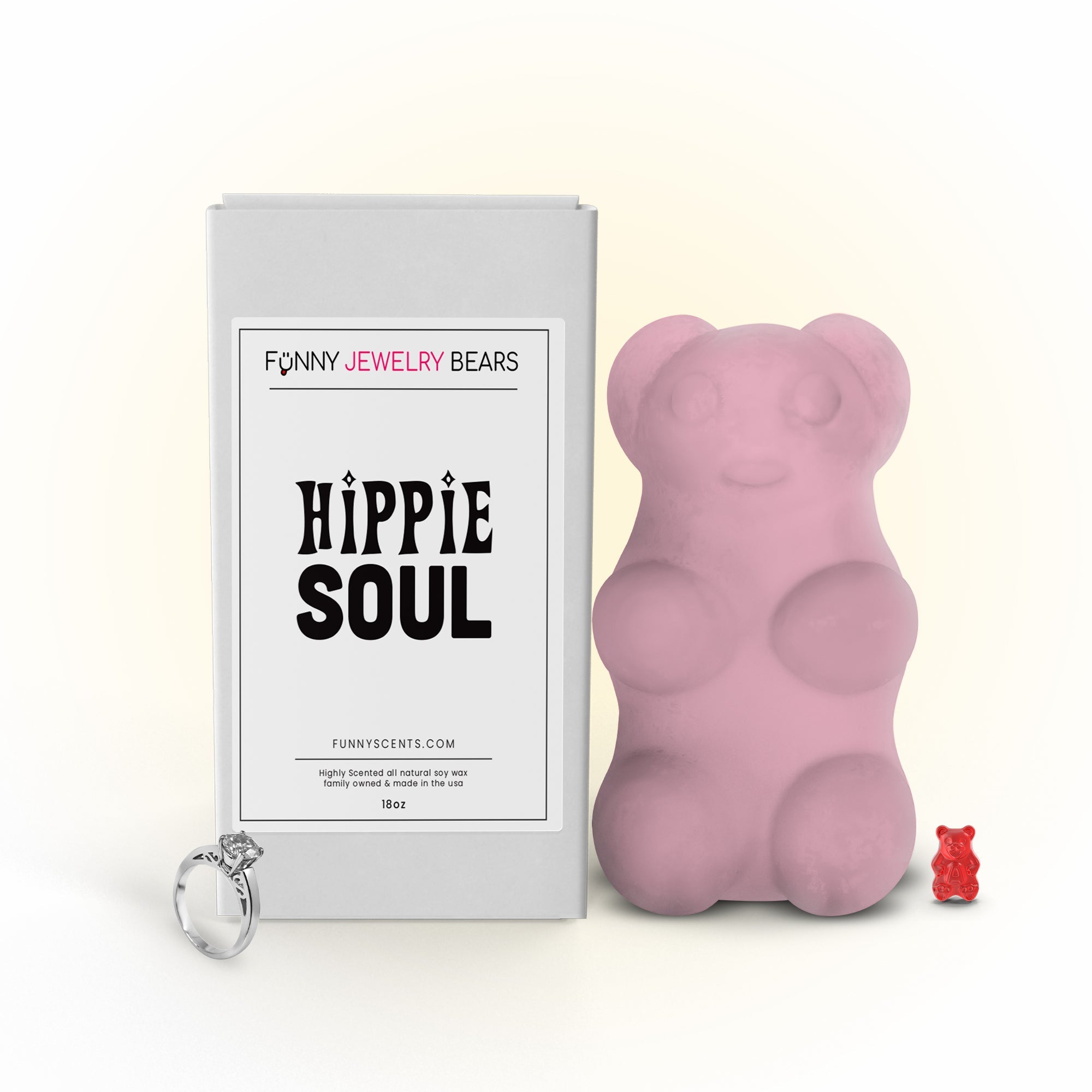 Hippie Soul Funny Jewelry Bear Wax Melts
