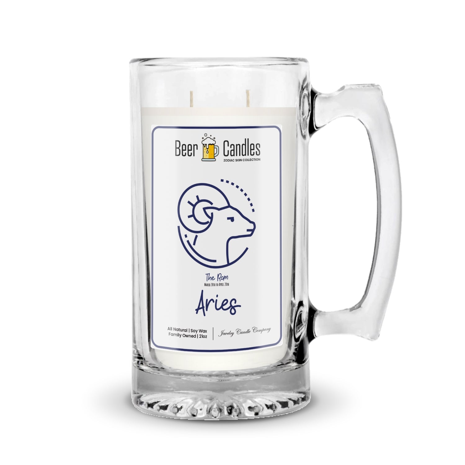 Aries Beer Candles | Zodiac Sign Collections