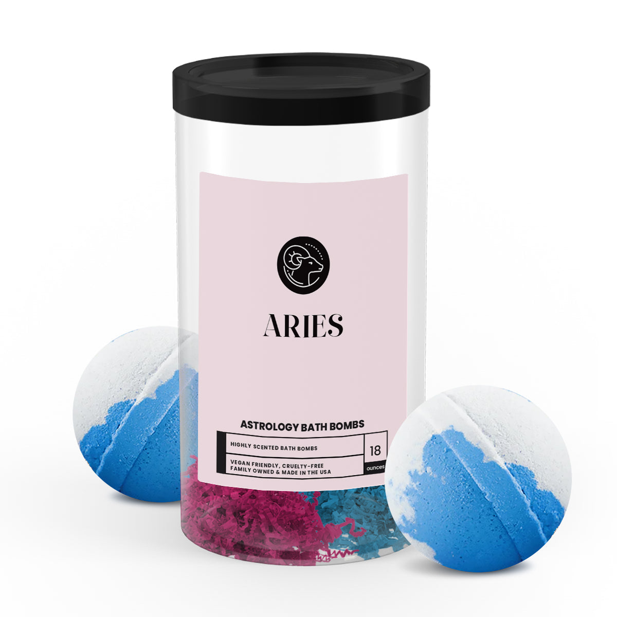 Aries Astrology Bath Bombs
