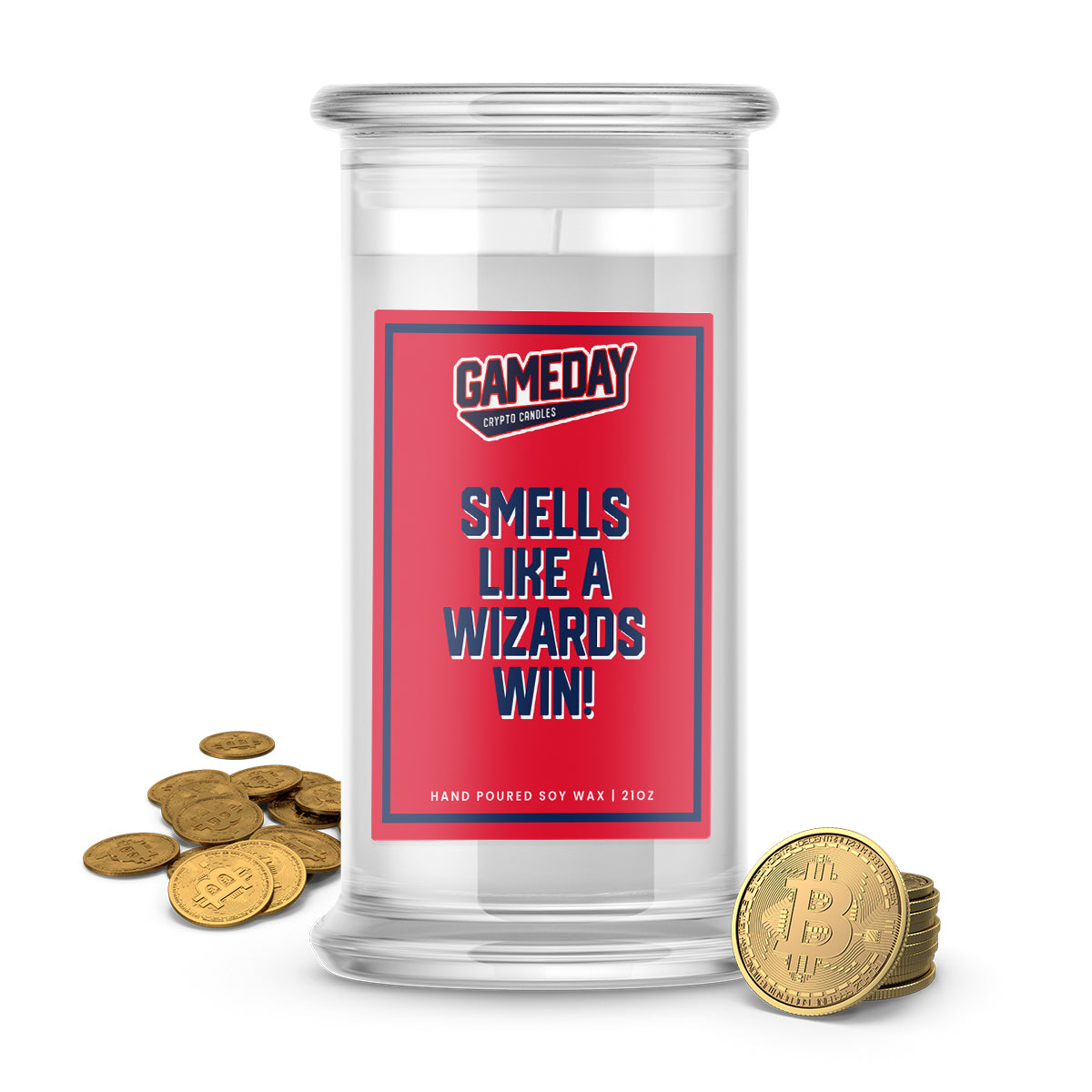 Washington Wizards Game Day Cash Candles
