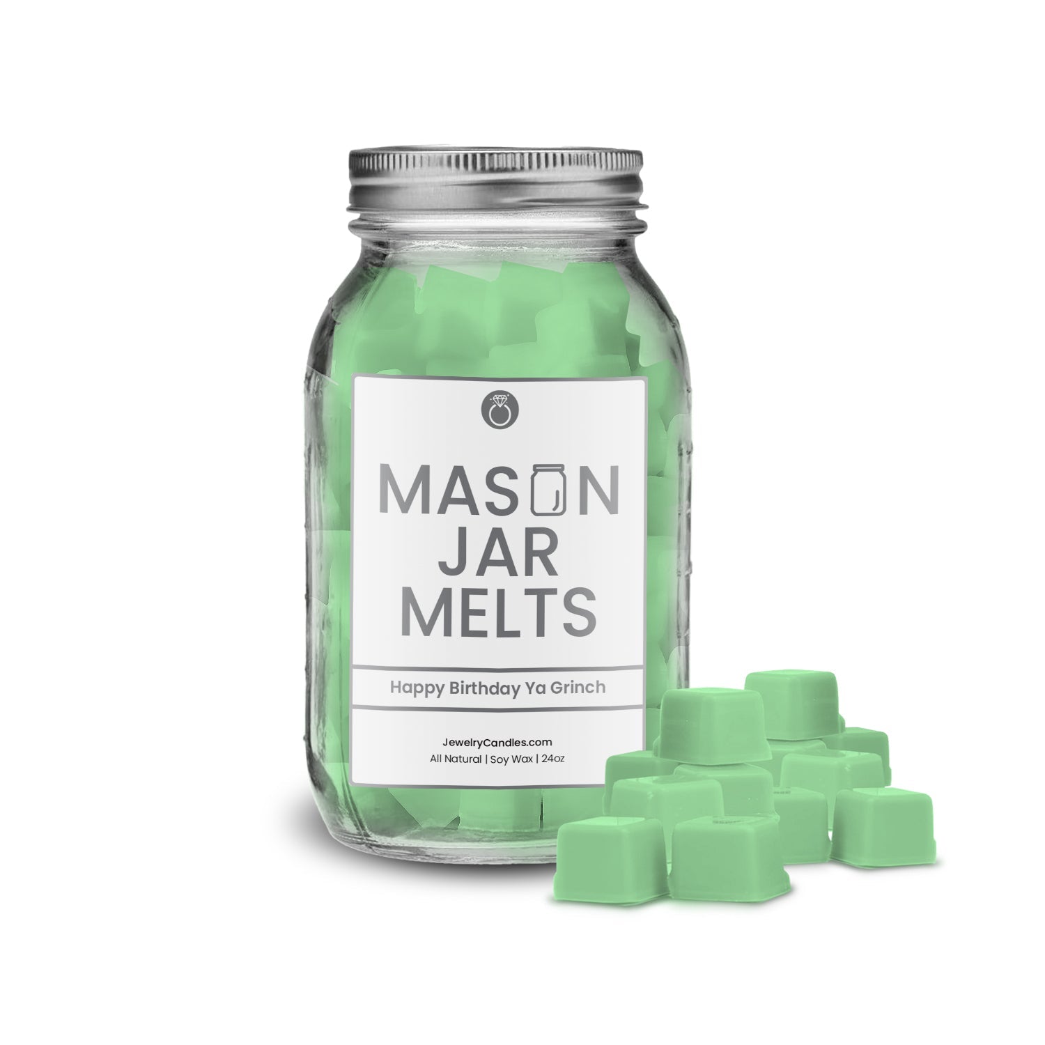 Happy birthday ya grinch | Mason Jar Wax Melts