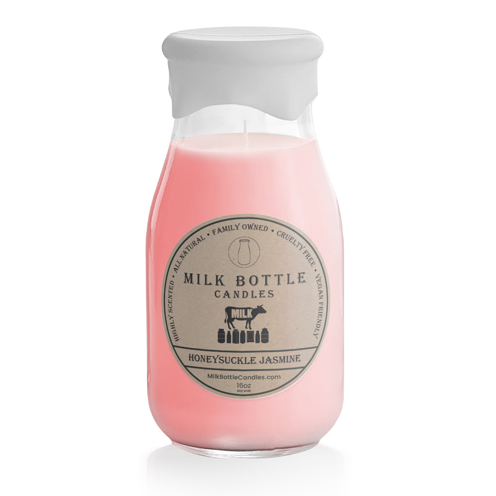Honeysuckle Jasmine - Milk Bottle Candles