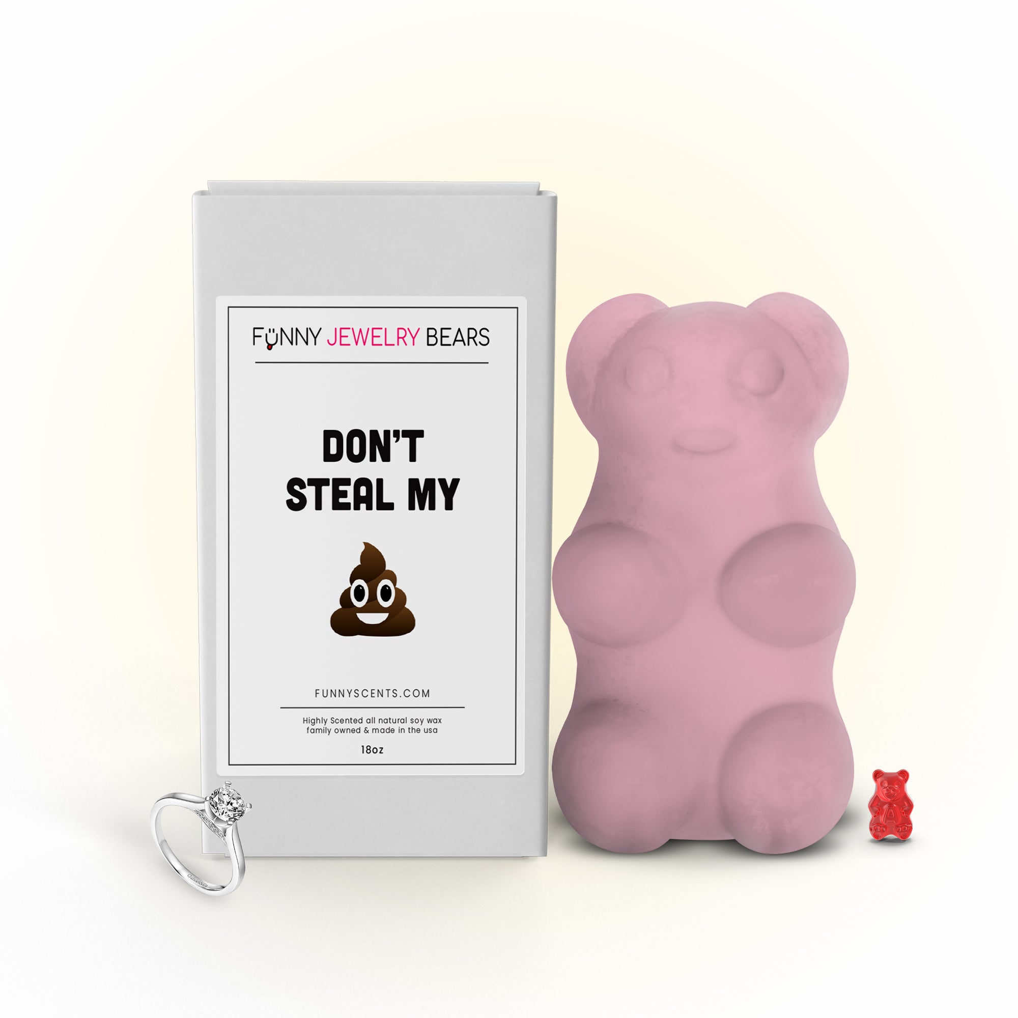 Don't Steal My Shit Funny Jewelry Bear Wax Melts