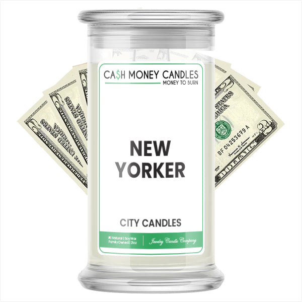 New Yorker City Cash Candle