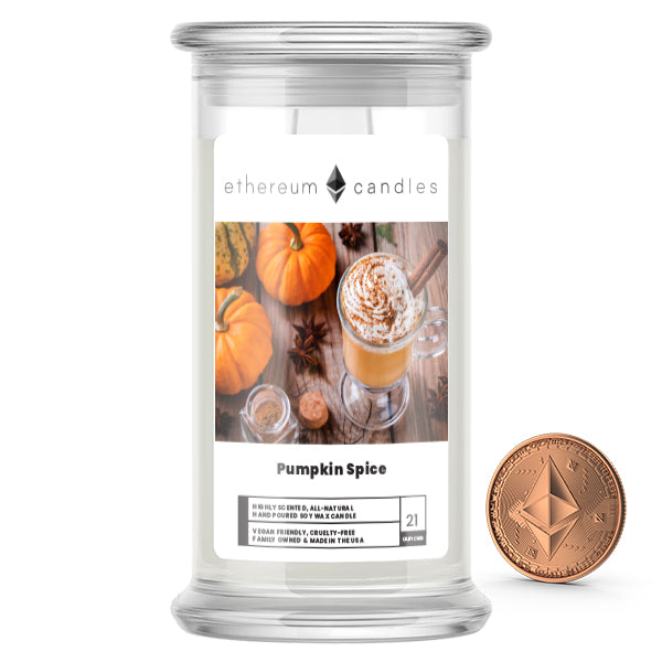Pumpkin Spice Ethereum Candles