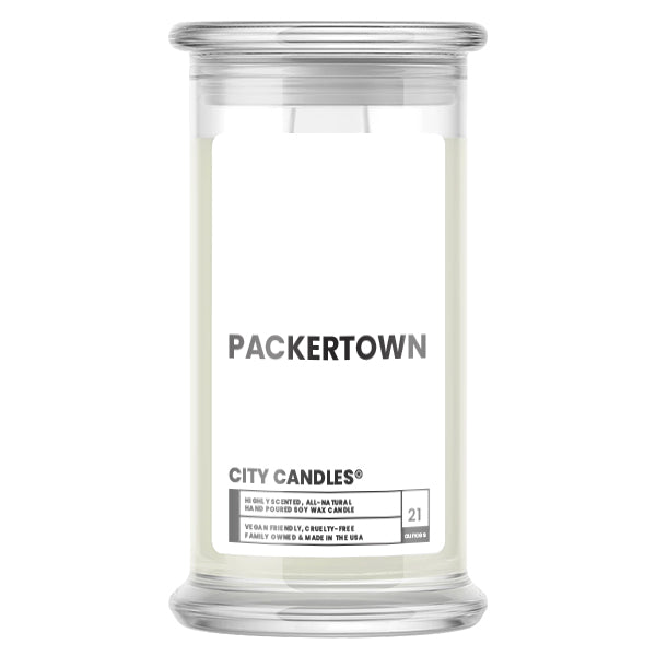 Packertown City Candle
