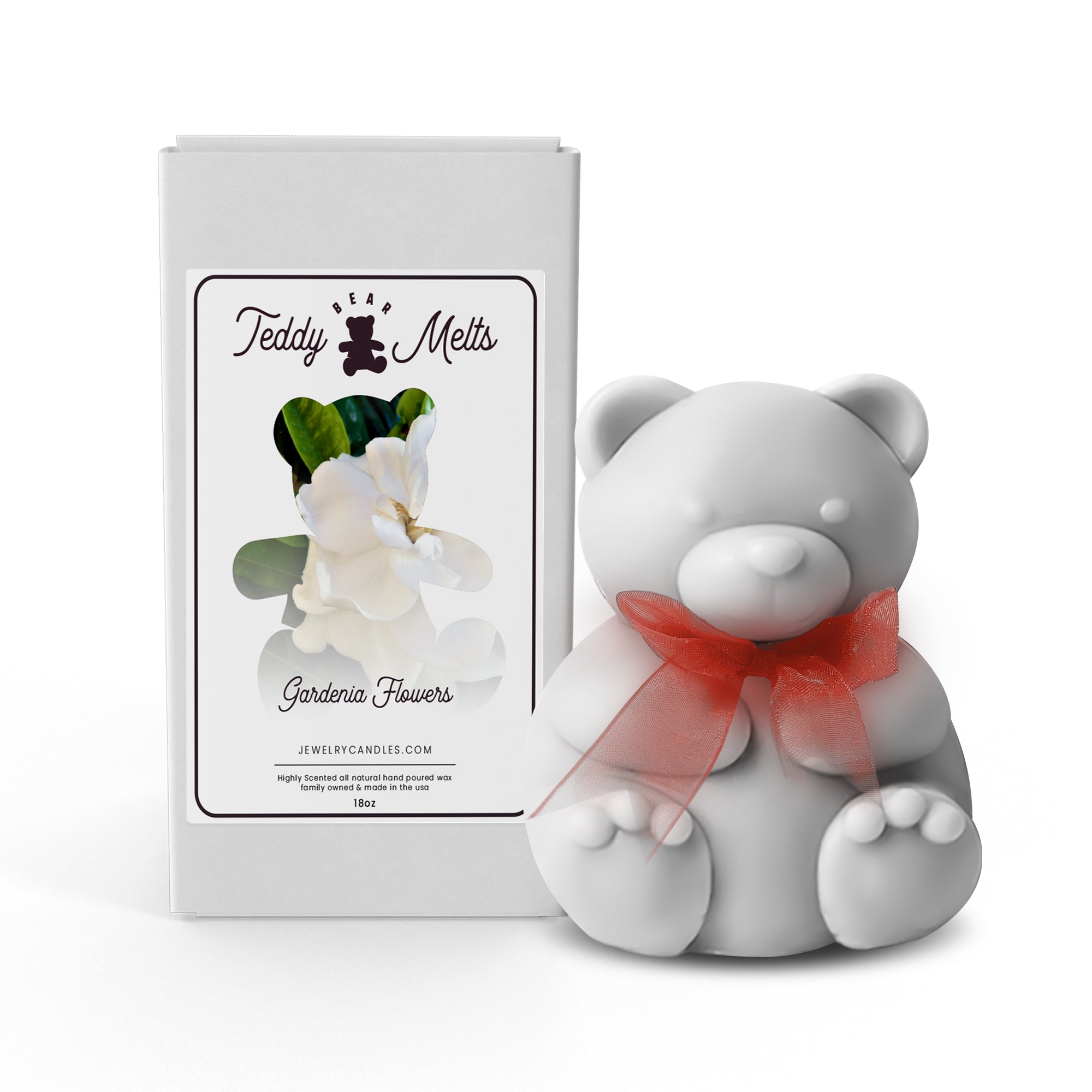Gardenia Flowers GIANT Teddy Bear Wax Melts